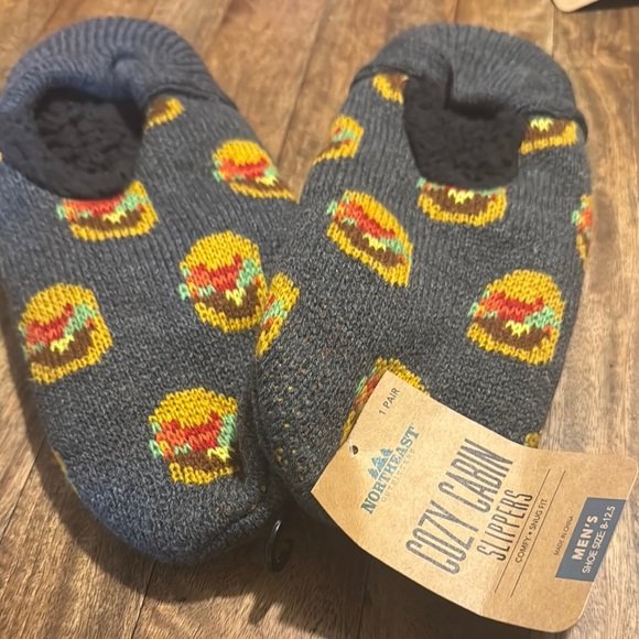Northwest Fun Burger Slippers - Gray - Picture 1 of 6